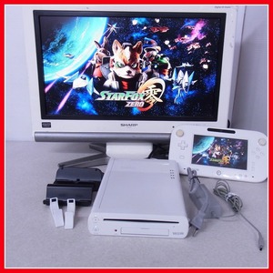 WiiU 32GB 本体 シロ 任天堂 Nintendo 難あり品【20