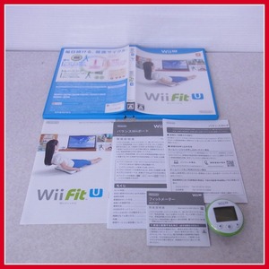 動作保証品 WiiUソフト Wii Fit U 箱付 + フィットメーター 付き 任天堂 NINTENDO【PP