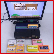 修理品 FC ツインファミコン 本体 AN-505 + スーパーマリオブラザーズ/ファミコン探偵倶楽部 等 ソフト10本 まとめてセット SHARP【20_画像1