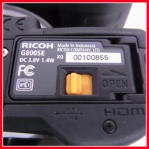 ★RICOH G800SE デジタルカメラ 防水・防塵 業務用カメラ 3台セット リコー ジャンク【40_画像7