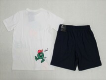 NIKE ジュニア Tシャツ ショートパンツ セットアップ 白 紺 150 ナイキ スウェット 上下セット 夏 キャラ DJ5380-100 DA0806-492_画像2