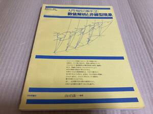 【送料込￥1000】数学セミナー増刊　入門現代の数学［２］数値解析と非線型現象