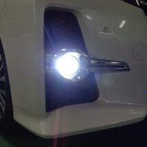 車検対応 爆光 2色切替 H8/H11/H16/HB4 LED フォグ ヴェルファイア20系 前期 エスティマ50系 アエラス ハイエース200 ３型前期\_画像4