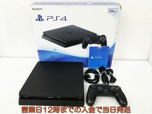 【1円】PS4 本体 セット 500GB ブラック SONY PlayStation4 CUH-2000A 動作確認済 箱 コントローラー DC10-186jy/G4