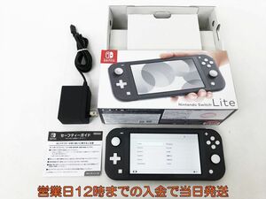 【1円】任天堂 Nintendo Switch Lite 本体 グレー セット 箱あり ニンテンドースイッチライト 動作確認済 EC38-918jy/F3