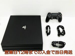 【1円】PS4 本体 PlayStation 4 Pro ジェット・ブラック 1TB (CUH-7200BB01) 初期化・動作確認済み 1A0743-018yy/G4
