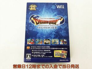 【1円】Wii ソフト ドラクエ25周年記念 ファミコン&スーパーファミコン ドラゴンクエストI・II・III EC45-172jy/F3