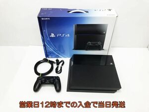 【1円】PS4 ジェット・ブラック 500GB (CUH-1100AB01) ゲーム機本体 初期化動作確認済み 1A0771-785e/G4