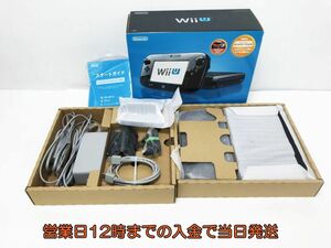 【1円】Wii U プレミアムセット kuro 任天堂 ゲーム機本体 初期化動作確認済み 1A0771-790e/G4