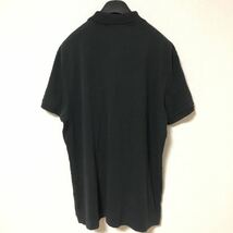 廃番 レア ラグビー ラルフローレン ポロシャツ 黒 ブラック XL スカル ドクロ 刺繍 ラガーシャツ 半袖 ビッグポニー メンズ _画像5