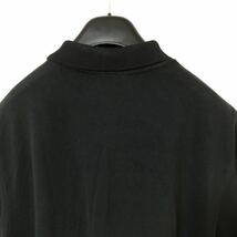 廃番 レア ラグビー ラルフローレン ポロシャツ 黒 ブラック XL スカル ドクロ 刺繍 ラガーシャツ 半袖 ビッグポニー メンズ _画像6