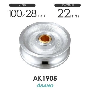 浅野金属工業 AK1905 ステンレスシーブ 100×28