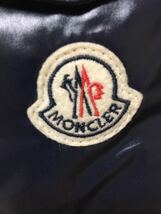 送料無料 未使用 MONCLER MAYA 1 モンクレール ネイビー ダウンジャケット マヤ 正規品 国内定価209000円 ダウン ブルゾン シャイニー_画像2