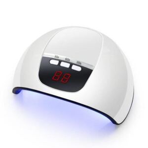 ホワイト ネイルライト ジェルネイル レジン UVライト ネイルドライヤー LED UV 54W USB ジェル セルフネイル