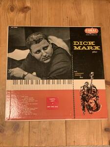 MONO CORAL オリジナル　Dick Marx, Johnny Frigo Piano Solos With Bass Accompaniment プロモステッカー