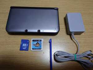 訳あり 3DSLL 本体 充電器 SDカード タッチペン モンスターハンター3G