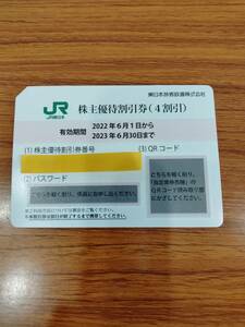 JR東日本 株主優待割引券 ※有効期限 2023年6月30日まで