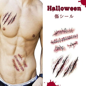  Halloween seal -Ver2- scratch .. nail scratch seal special make-up scratch make-up zombi make-up tattoo seal scratch . goods . glue . paste 