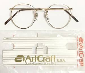 処分価格 米国製 ArtCraft 未開封・新品 極希少品 丸メガネ Art Craft (参考: Algha アルガ スタイル