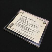 CD G.リゲティ レクイエム アバンチュール 新アバンチュール ミヒャエル・ギーレン ヘッセン放送交響楽団 Ligeti, G. Requiem. Aventures_画像3
