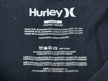 ☆送料無料☆ Hurley ハーレー 古着 半袖 星条旗 ロゴ Tシャツ メンズ L ブラック トップス 中古 即決_画像8