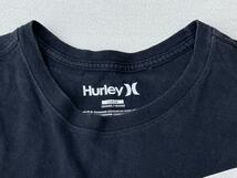 ☆送料無料☆ Hurley ハーレー 古着 半袖 星条旗 ロゴ Tシャツ メンズ L ブラック トップス 中古 即決_画像4