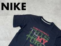 ☆送料無料☆ NIKE ナイキ USA直輸入 古着 半袖 Tシャツ ボーイズ L ブラック トップス 中古 即決_画像1