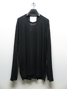 SALE40%OFF/nude:masahiko maruyama ・ヌード:マサヒコマルヤマ/LONG SLEEVE T SHIRT/Black・1