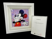 限定 デビッド・ウィラードソン ミッキー MICKEY LAUGHTER ミクスドメディア ED 38/150 アールビバン 絵画 保証書付 コレクション レア_画像1