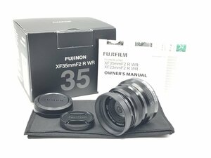 【未使用品】FUJIFILM フジフィルム フジノン XF35mm F2 R WR フジフイルムXマウント用単焦点標準レンズ FUJINON ASPHERICAL LENS