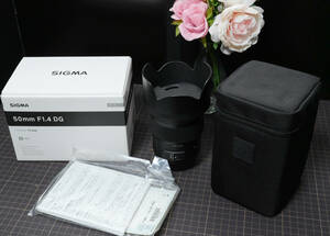 ★極上美品★ シグマ SIGMA Art 50mm F1.4 DG HSM Nikon ニコン用 フルサイズ対応 大口径標準レンズ
