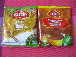 スリランカ購入 【CATCH】トゥナパハ カリーパウダー2種（ロースト＆未焙煎）各100g カレー粉 カレーパウダー スパイス