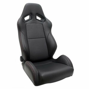 JADE スタイリッシュシートカバー RECARO SR-7用（ブラック×レッドステッチ JSC-003）1脚分