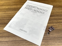 MICRO DDX-1000 ターンテーブル MD-1000 コントロールユニット付属 当社メンテ/調整済品 Audio Station_画像10