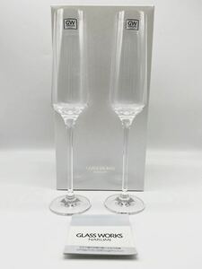 【未使用 】NARUMI GLASS ナルミグラス ペアグラス 箱付き シャンパングラス 