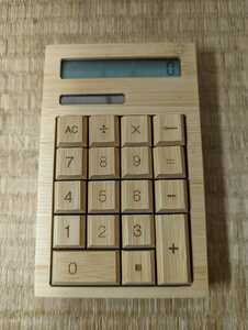  wooden calculator 3028253 used Junk 