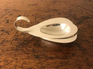 #MADE IN SWITZERLAND 60*s Vintage SIGGsigSilver Plated tea strainer чайное ситечко 