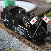 ハイクオリティ T019-7 国鉄 C11 251号機 お召し仕様 鉄道 模型 蒸気 機関車 日章旗 ジオラマ SL_画像1