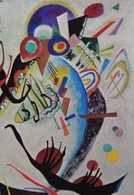 ワシリー・カンディンスキー、【青い弓形】、希少な画集より、新品高級額、マット額装付、送料込み、Wassily Kandinsky_画像5