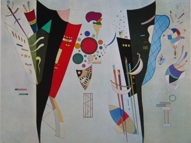 Wassily Kandinsky, [acorde mutuo], De una rara colección de arte., Nuevo marco de alta calidad, Marco mate incluido, gastos de envío incluidos, Wassily Kandinsky, Cuadro, Pintura al óleo, Pintura abstracta