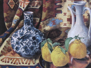 Art hand Auction Ken Yasuda, [Woven still life], Framed paintings from rare art books, Comes with a custom made mat, made in Japan, brand new and framed., free shipping, arte, painting, oil painting, still life painting