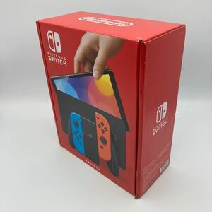Nintendo Switch 有機EL 新品（外箱痛みあり）ネオンブルー　ネオンレッド