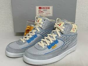 【25cm/送料無料】UNION × Nike Air Jordan 2 Grey Fog 【DN3802-001】