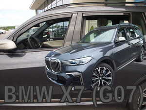 【M's】G07 BMW X7 SUV (2019-) HEKO ドアバイザー サイドバイザー 1台分 (フロント+リア) ヘコ 雨避け 社外 外装 パーツ 新型 現行 311181