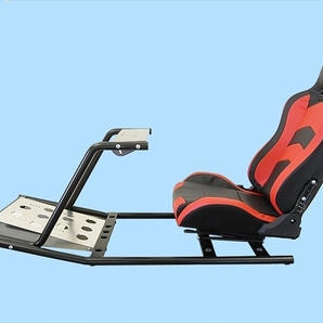 PS4 PS3 GTスポーツ ハンコン スタンド コックピットセット シート付 新品 国内生産品 本体＆モニタースタンド付の画像2