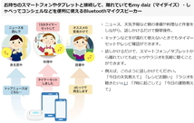 ☆★Junk★☆ 未使用に近い☆ ドコモ シンプルマイク Bluetooth スピーカー docomo-中古 動作未確認/即決有☆彡管:22502_画像4