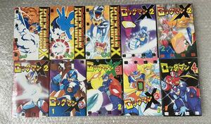 Manga Rockman X 2 3 4 10 10 Книги All Volume Comic Bonbon Kodansha Capcom Game Exe First Zero Sigma vava yoshihiro iwamoto sfc shige ikehara