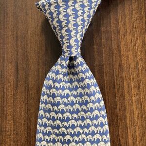 JIM THOMPSON Jim Thompson necktie blue blue print pattern 