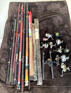 ●釣り竿 リール まとめて DAIWA ダイワ RYOBI リョービ 大量セット 詳細不明●