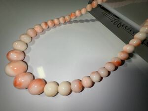 [ special price ] coral necklace KS3587 4.1~10.7 millimeter maximum class discounted red character 